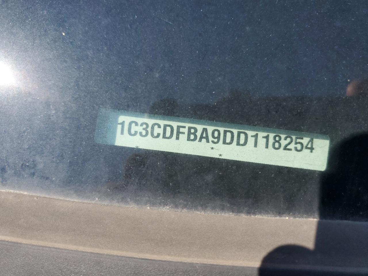 1C3CDFBA9DD118254 2013 Dodge Dart Sxt