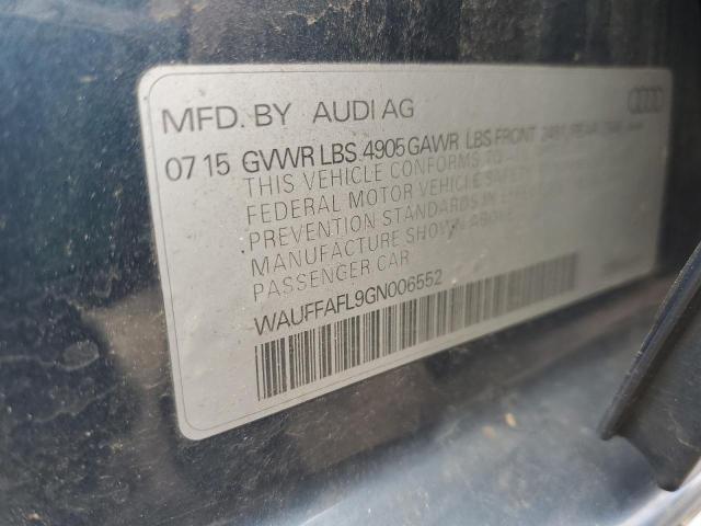 2016 Audi A4 Premium Plus S-Line VIN: WAUFFAFL9GN006552 Lot: 56349774