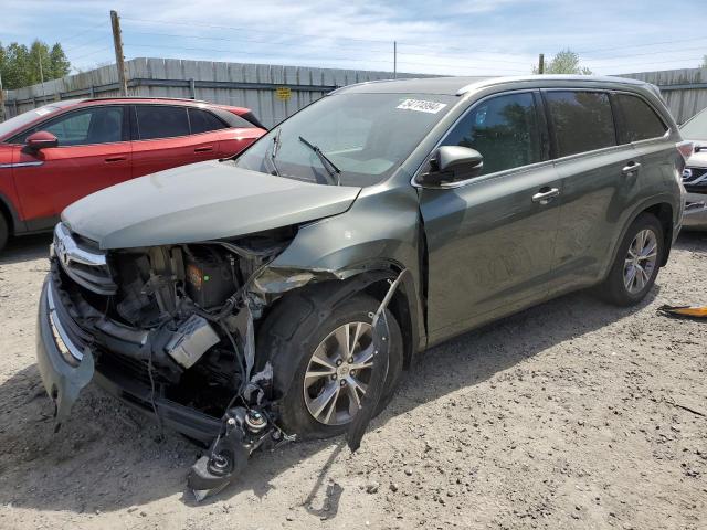 2015 Toyota Highlander Xle VIN: 5TDJKRFH0FS108365 Lot: 54774994