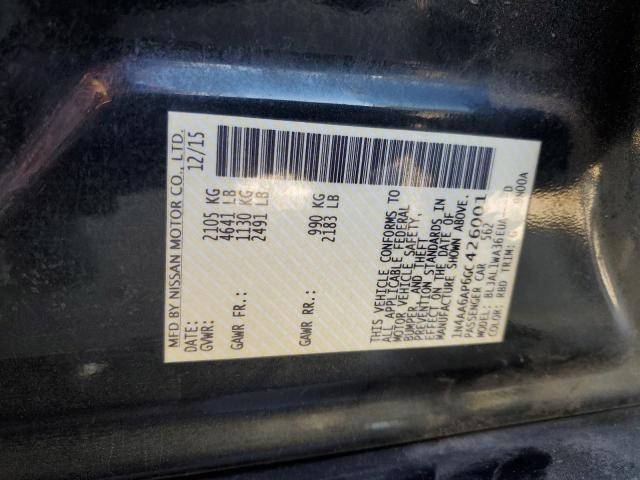 2016 NISSAN MAXIMA 3.5 1N4AA6AP6GC426001