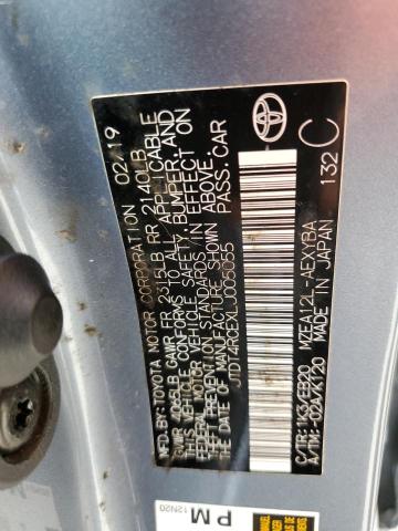 2020 TOYOTA COROLLA XS - JTDT4RCEXLJ005055