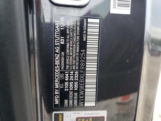 2020 Mercedes-Benz C 300 4Matic VIN: W1KWJ8EBXLF989254 Lot: 56513794