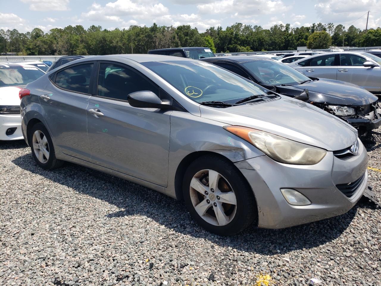 KMHDH4AEXCU385006 2012 Hyundai Elantra Gls