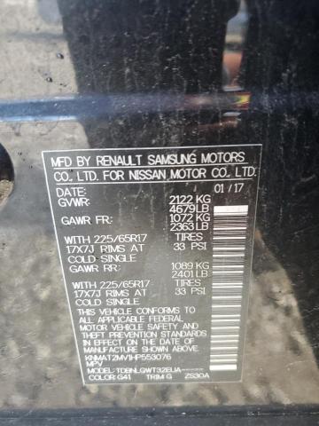 2017 Nissan Rogue S VIN: KNMAT2MV1HP553076 Lot: 54409654