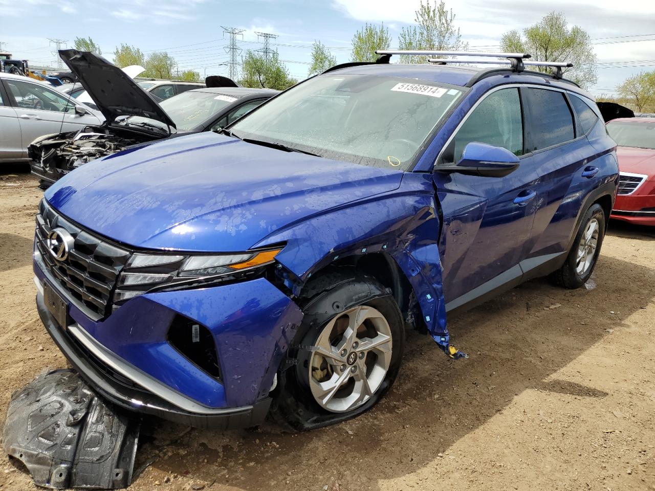 5NMJBCAE0NH091448 2022 Hyundai Tucson Sel