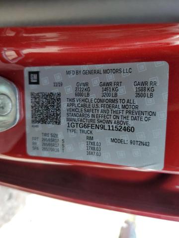 2020 GMC CANYON ALL 1GTG6FEN9L1152460