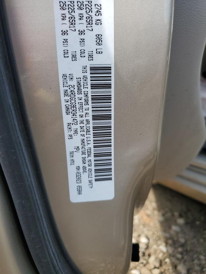 2C4RDGCG9ER341472 2014 Dodge Grand Caravan Sxt