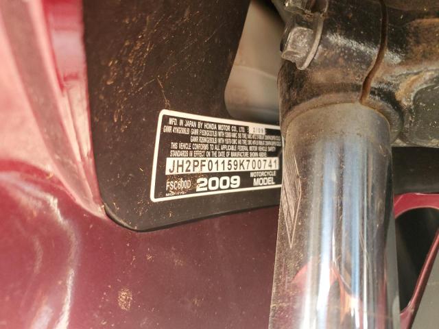 2009 HONDA FSC600 D JH2PF01159K700741