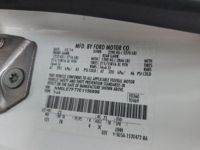 NM0LE7F77E1156899 2014 Ford Transit Connect Xlt