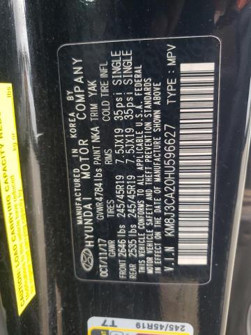 2017 HYUNDAI TUCSON LIM - KM8J3CA20HU596627