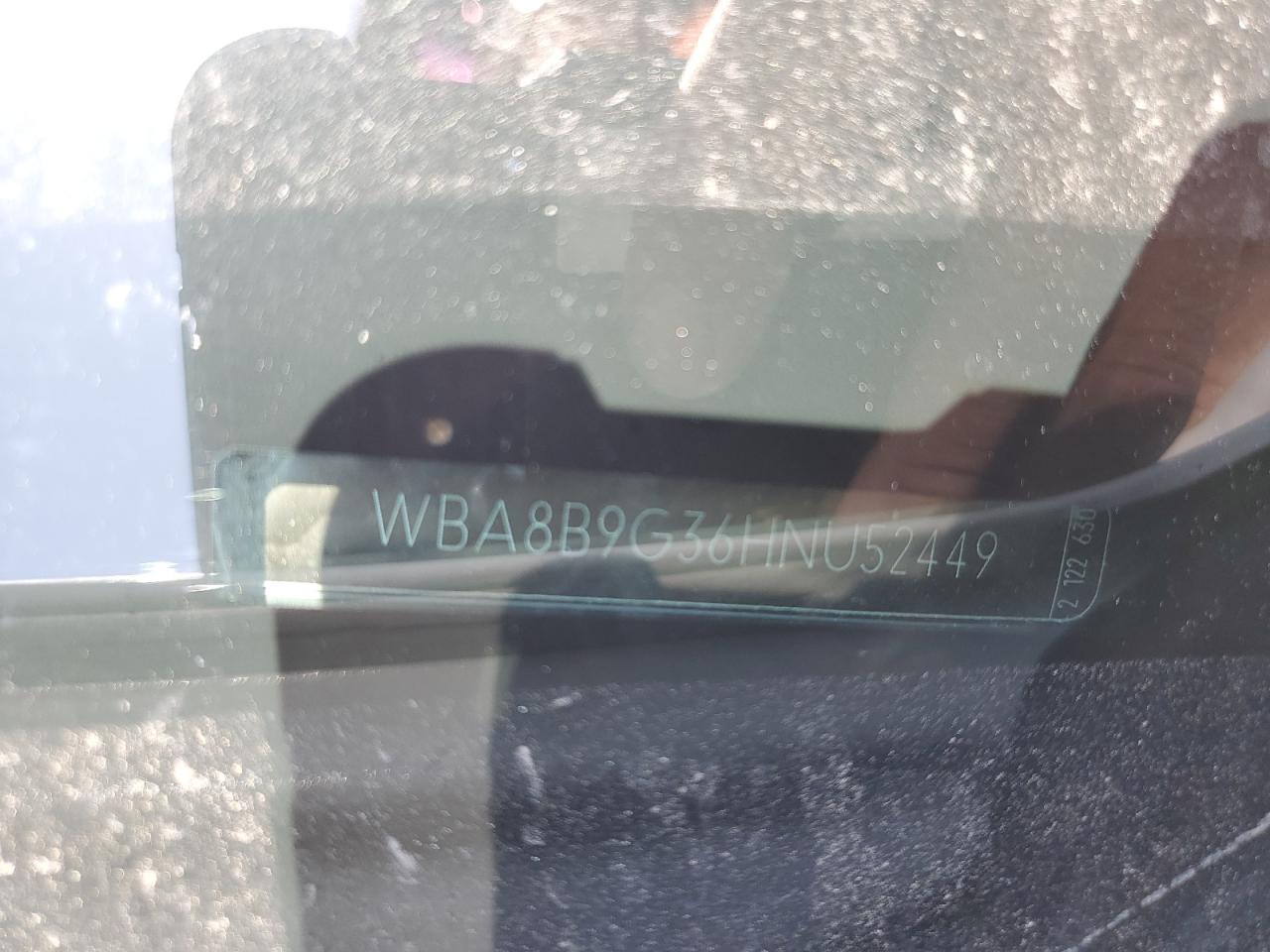 WBA8B9G36HNU52449 2017 BMW 330 I