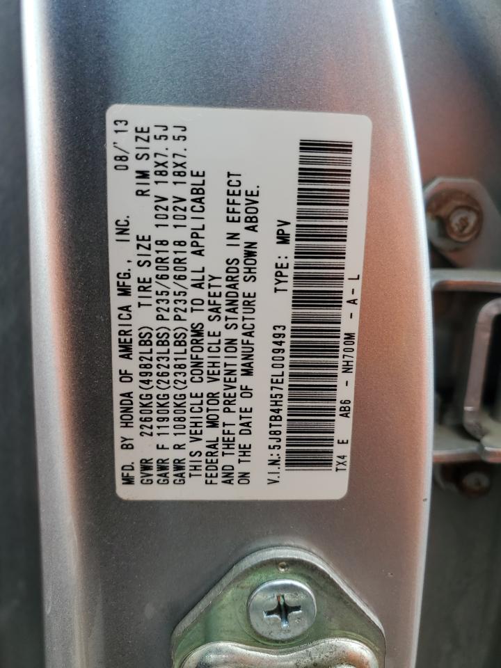 5J8TB4H57EL009493 2014 Acura Rdx Technology