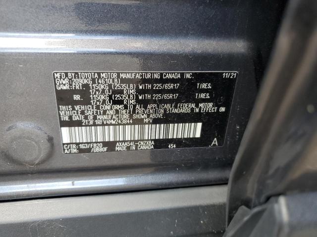 2021 Toyota Rav4 Le VIN: 2T3F1RFV4MW243844 Lot: 54540774