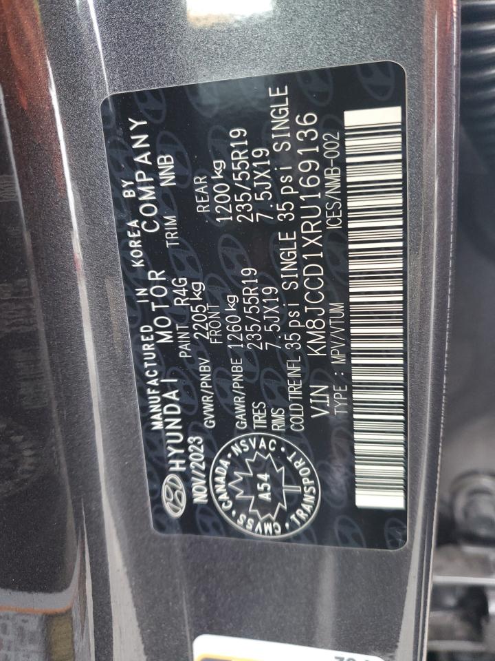 KM8JCCD1XRU169136 2024 Hyundai Tucson Sel Convenience