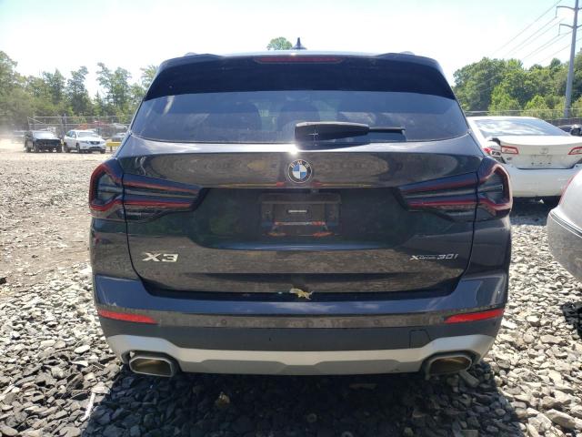 2022 BMW X3 xDrive30I VIN: 5UX53DP00N9K07614 Lot: 56807634