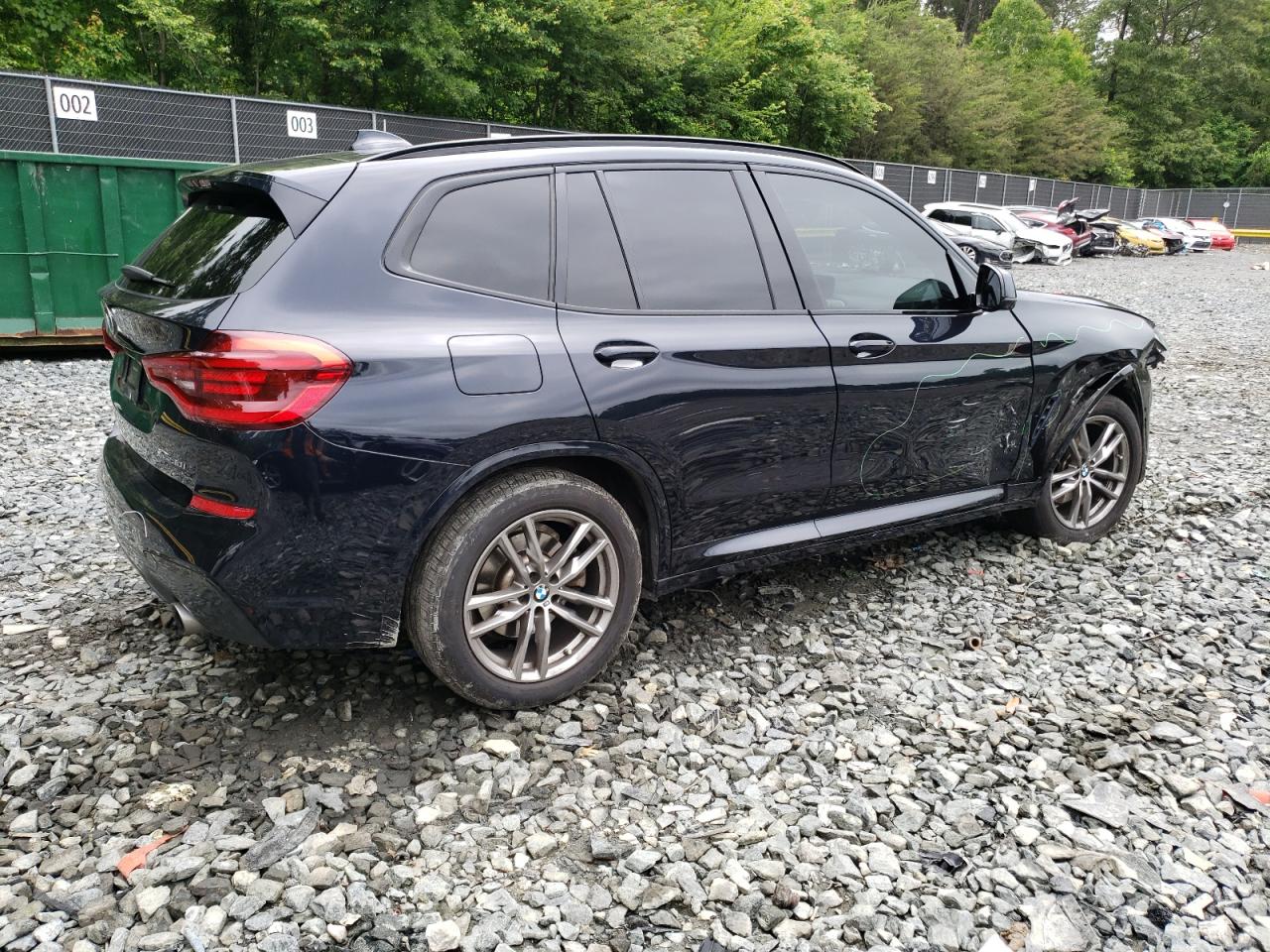 5UXTY5C08M9F93608 2021 BMW X3 xDrive30I