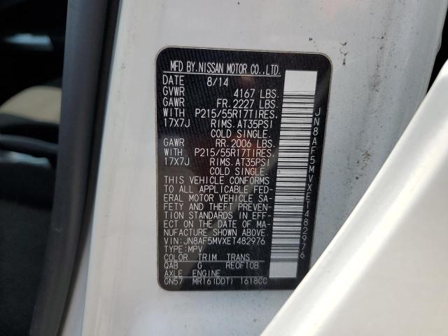 2014 Nissan Juke S VIN: JN8AF5MVXET482976 Lot: 56380594