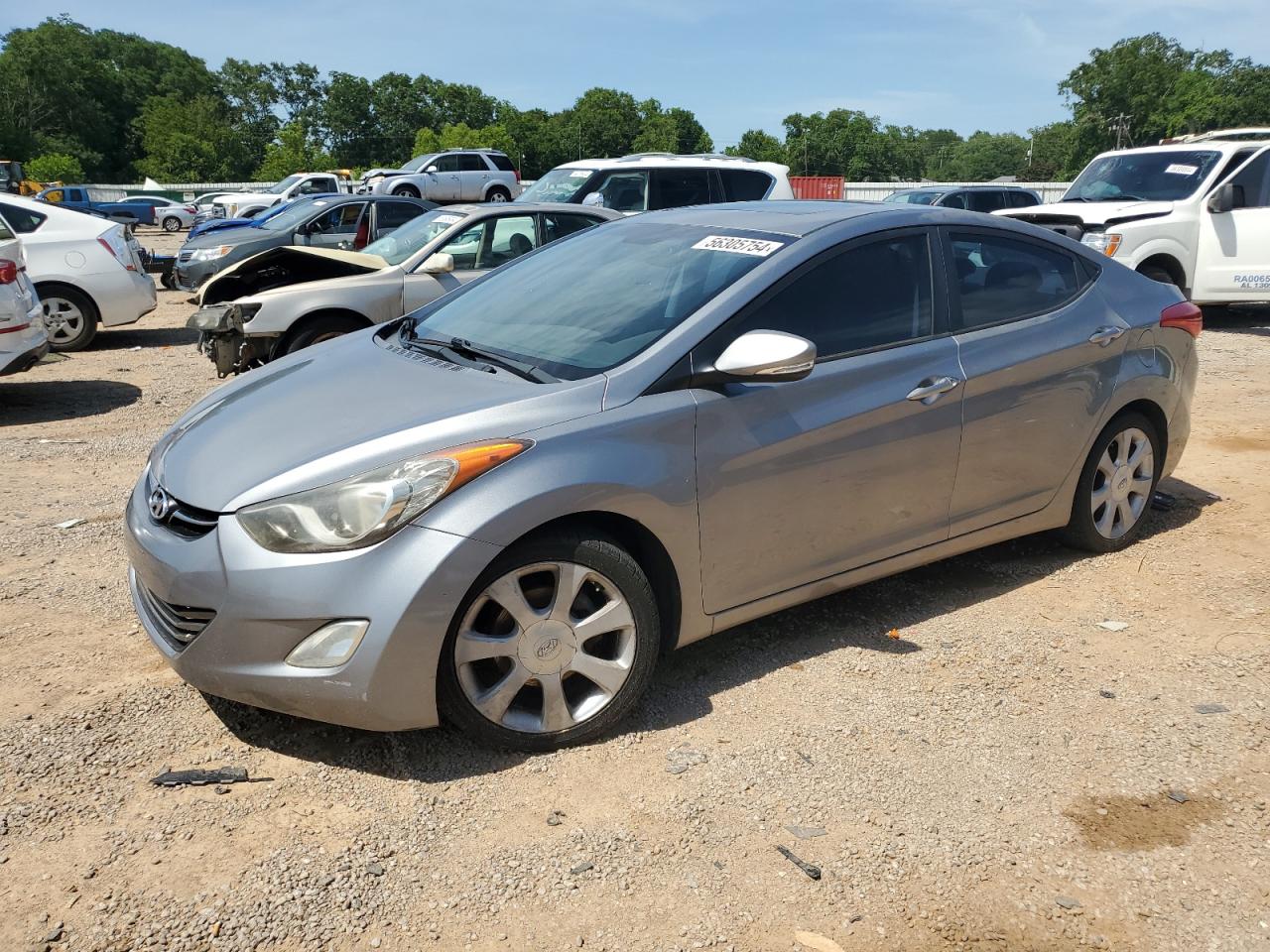 KMHDH4AE1CU343047 2012 Hyundai Elantra Gls