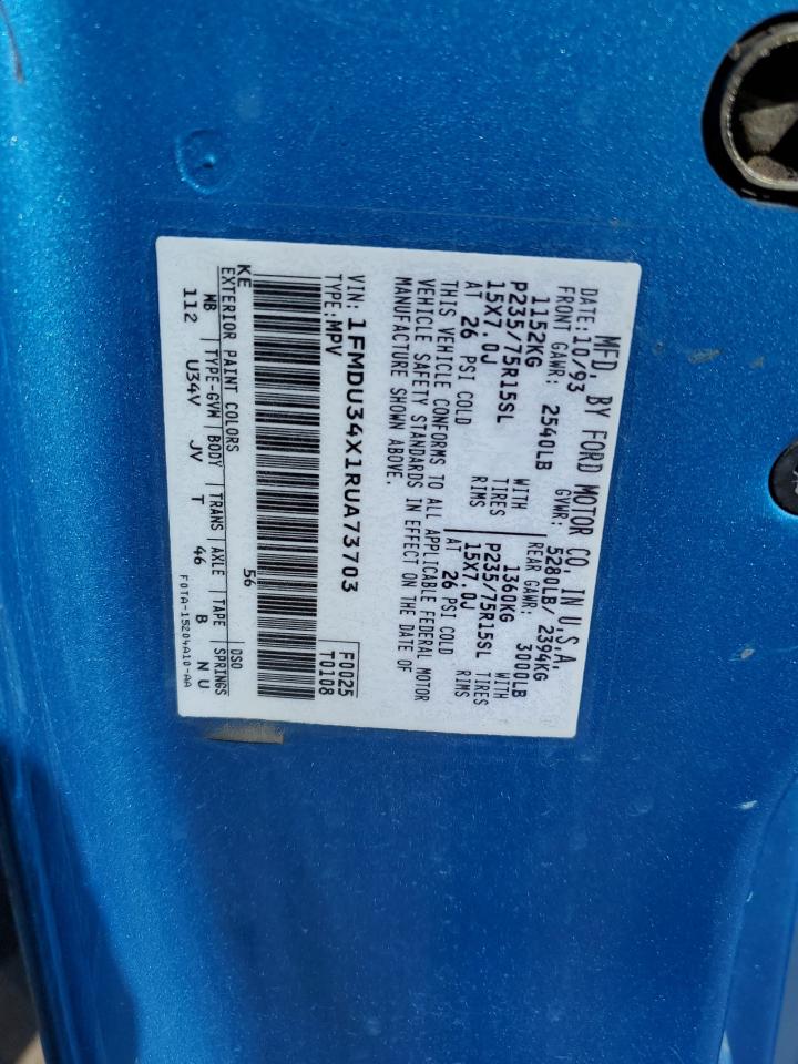 1FMDU34X1RUA73703 1994 Ford Explorer