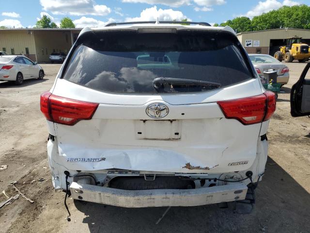 2015 Toyota Highlander Limited VIN: 5TDYKRFH6FS079291 Lot: 56094954