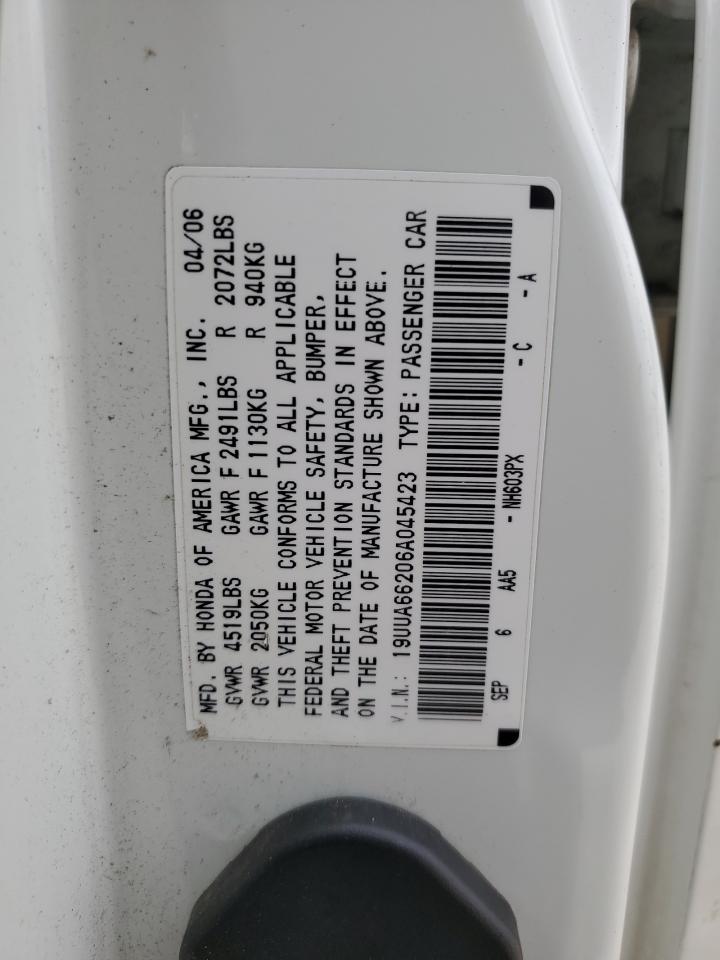 19UUA66206A045423 2006 Acura 3.2Tl