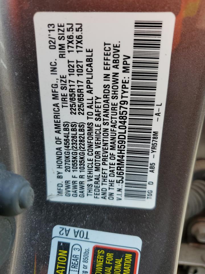 5J6RM4H59DL048579 2013 Honda Cr-V Ex