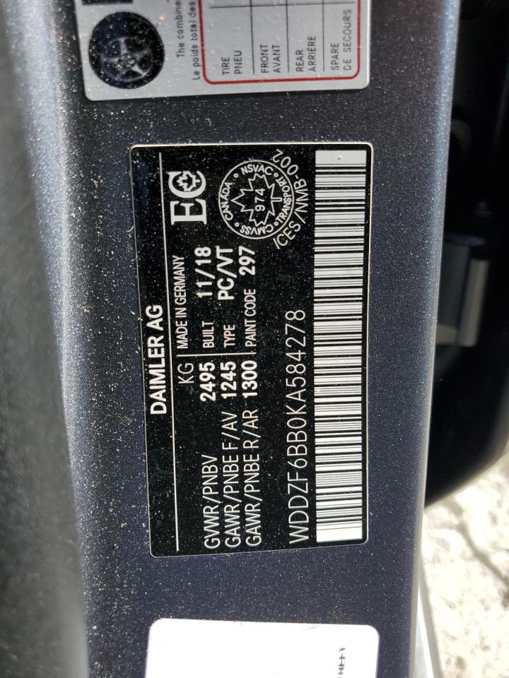 WDDZF6BB0KA584278 2019 Mercedes-Benz E Amg 53 4Matic