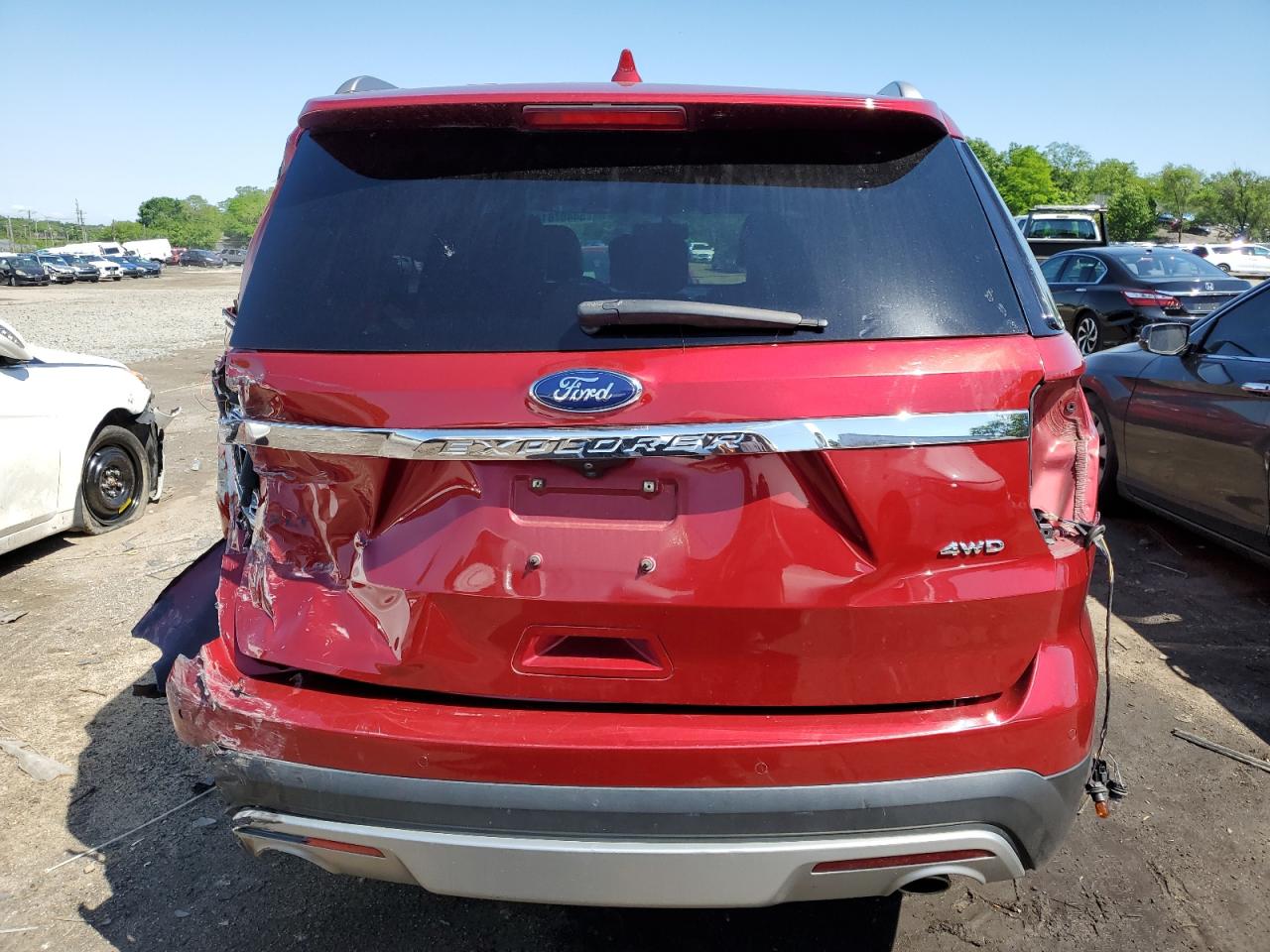 1FM5K8D88GGC52851 2016 Ford Explorer Xlt