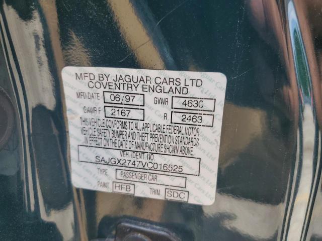 1997 Jaguar Xk8 VIN: SAJGX2747VC016525 Lot: 55612714
