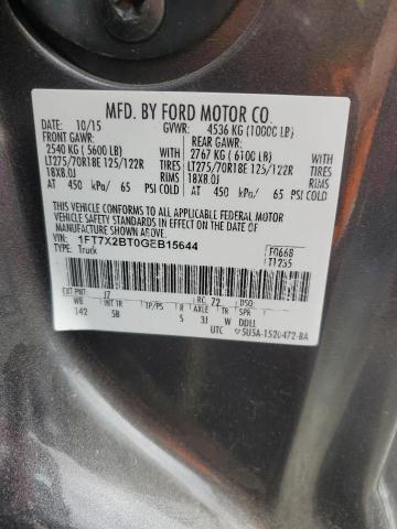 2016 Ford F250 Super Duty VIN: 1FT7X2BT0GEB15644 Lot: 57082444