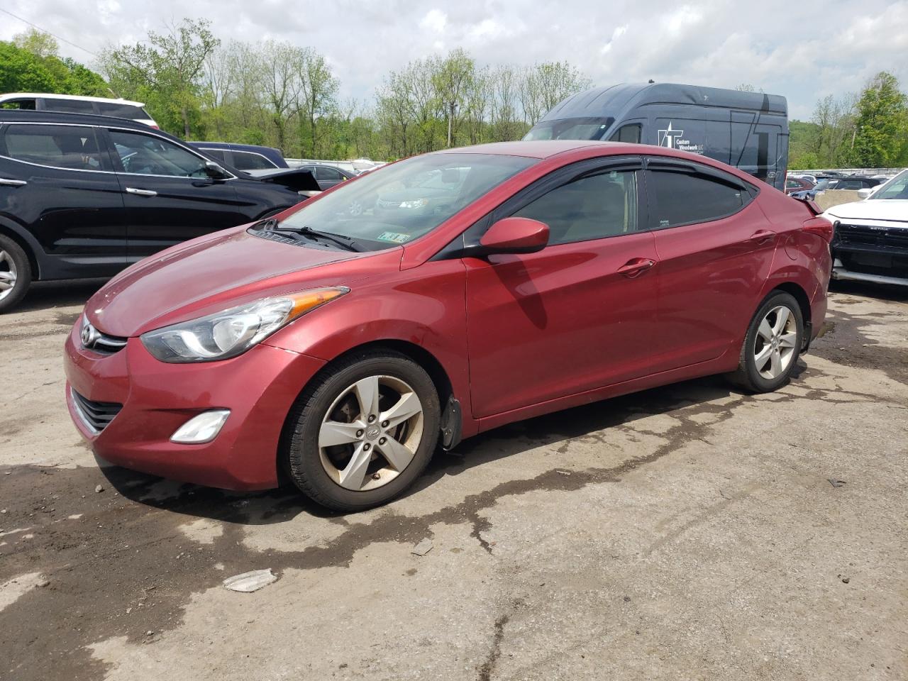 5NPDH4AE5DH393515 2013 Hyundai Elantra Gls