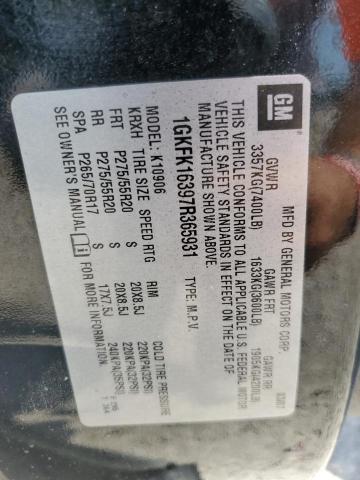 2007 GMC Yukon Xl K1500 VIN: 1GKFK16397R365931 Lot: 56295734