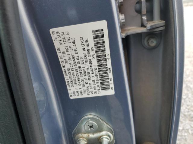 2008 Honda Cr-V Lx VIN: JHLRE38308C025373 Lot: 56158114