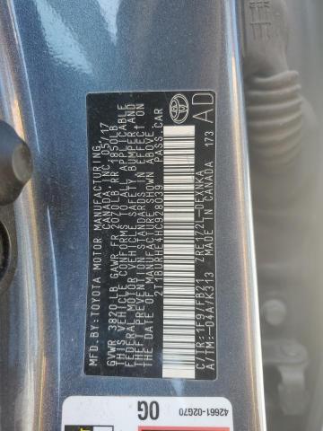 2017 TOYOTA COROLLA L - 2T1BURHE4HC928039