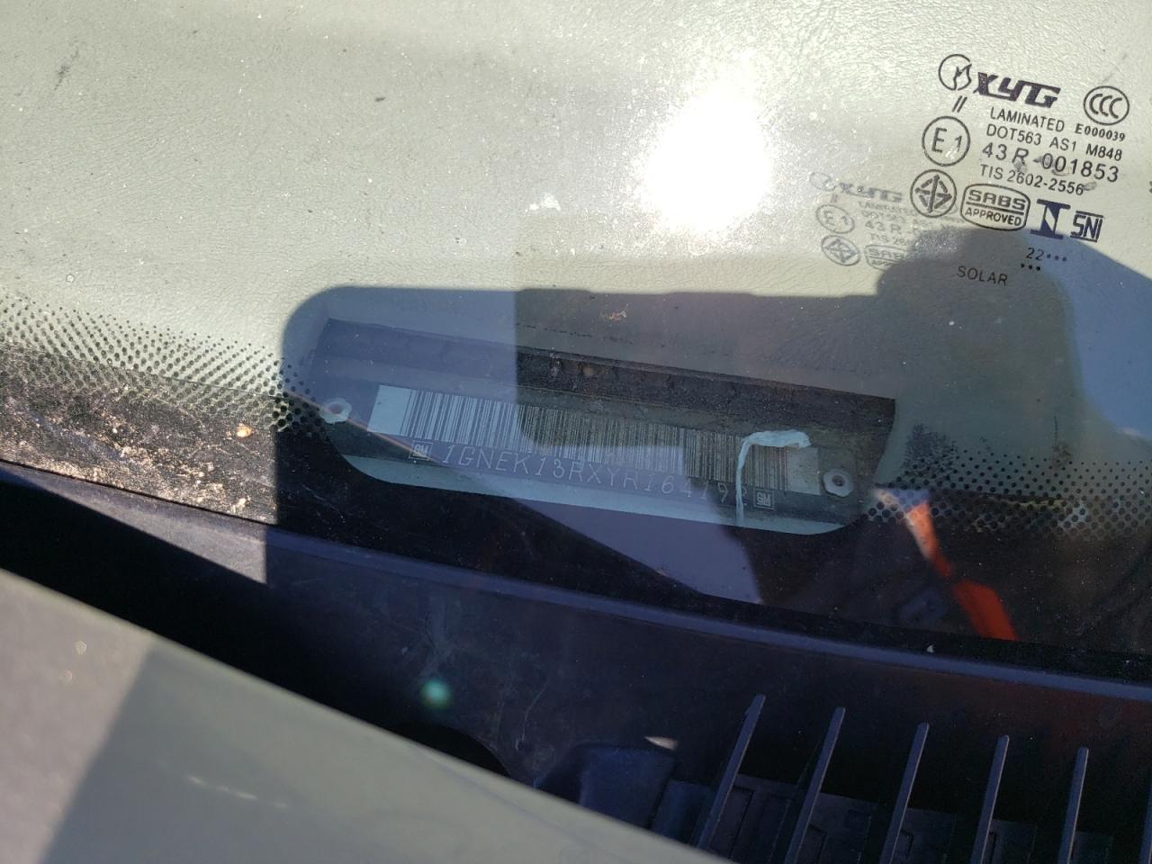 1GNEK13RXYR164192 2000 Chevrolet Tahoe K1500