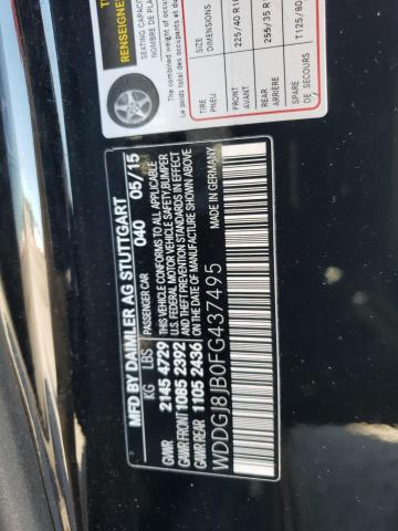 2015 MERCEDES-BENZ C 350 4MAT - WDDGJ8JB0FG437495