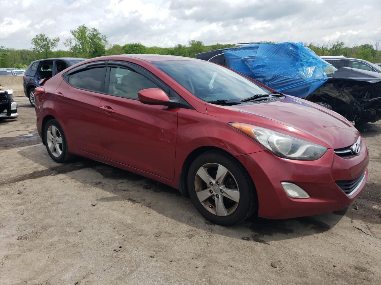 5NPDH4AE5DH393515 2013 Hyundai Elantra Gls