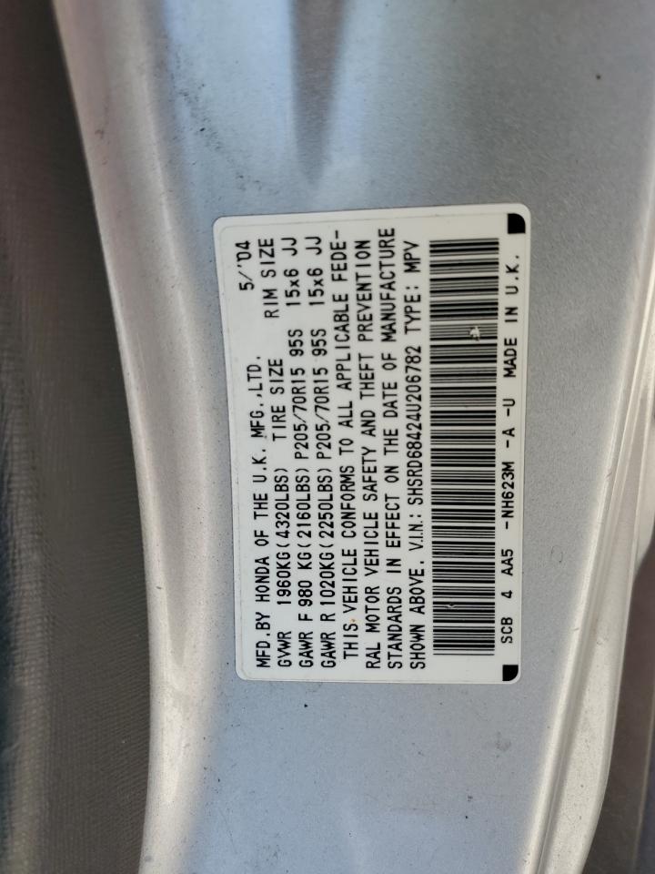 SHSRD68424U206782 2004 Honda Cr-V Lx