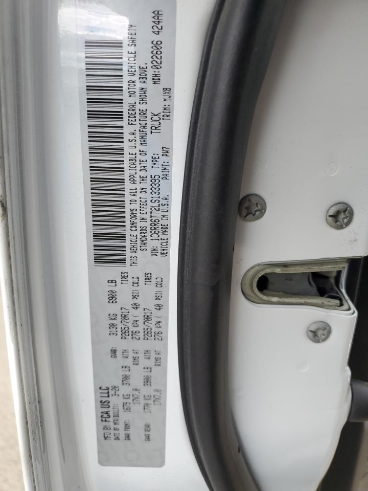 1C6RR6TT2LS133395 2020 Ram 1500 Classic Slt