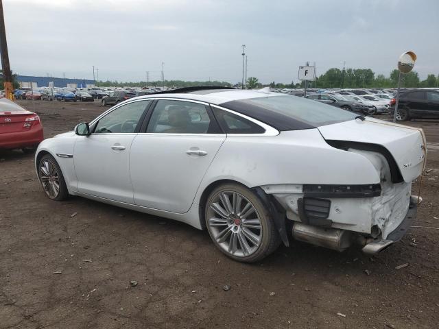 JAGUAR XJL PORTFO 2014 white sedan 4d gas SAJWJ2GD3E8V64988 photo #3