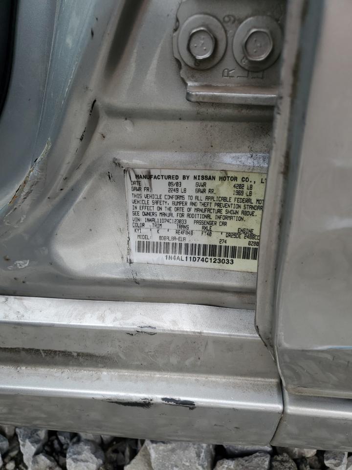 1N4AL11D74C123033 2004 Nissan Altima Base