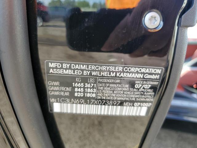 2007 Chrysler Crossfire Limited VIN: 1C3LN69L17X073897 Lot: 55663574