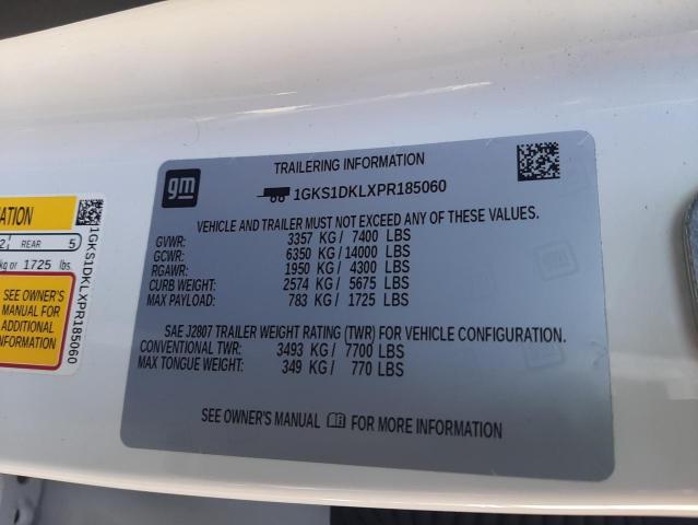 2023 GMC Yukon Denali VIN: 1GKS1DKLXPR185060 Lot: 56276554