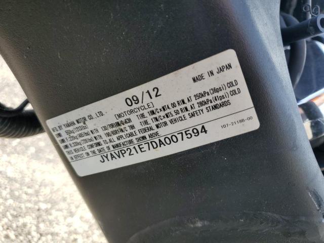 2013 YAMAHA XV1900 A JYAVP21E7DA007594