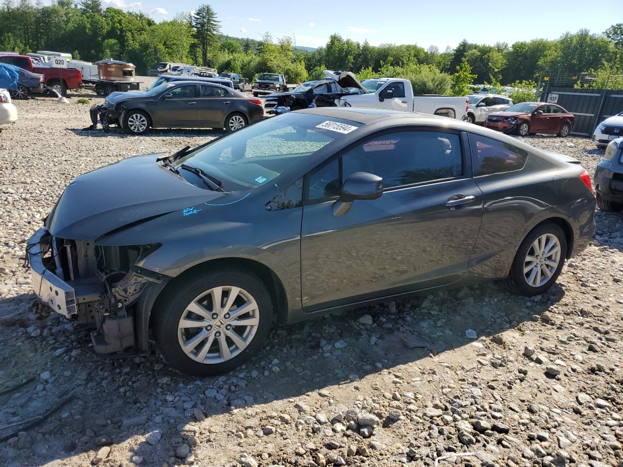 2012 Honda Civic Ex vin: 2HGFG3B87CH514875