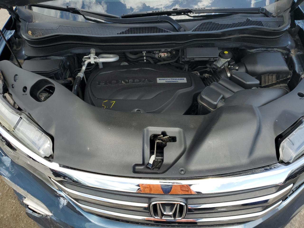 5FNYF6H50GB080562 2016 Honda Pilot Exl