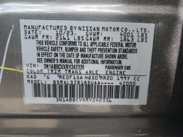 2024 Nissan Sentra Sv VIN: 3N1AB8CVXRY242336 Lot: 54563334