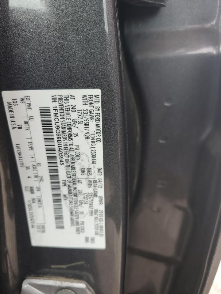 1FMCU9G99DUA05945 2013 Ford Escape Se