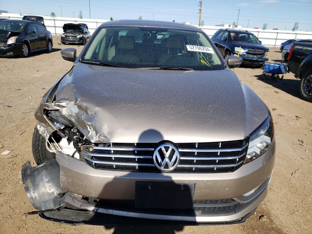 Lot #2554259945 2015 VOLKSWAGEN PASSAT SEL