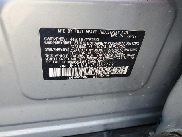 2014 Subaru Forester 2.5I VIN: JF2SJAAC7EH467379 Lot: 53416114